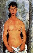 Amedeo Modigliani Standing nude painting